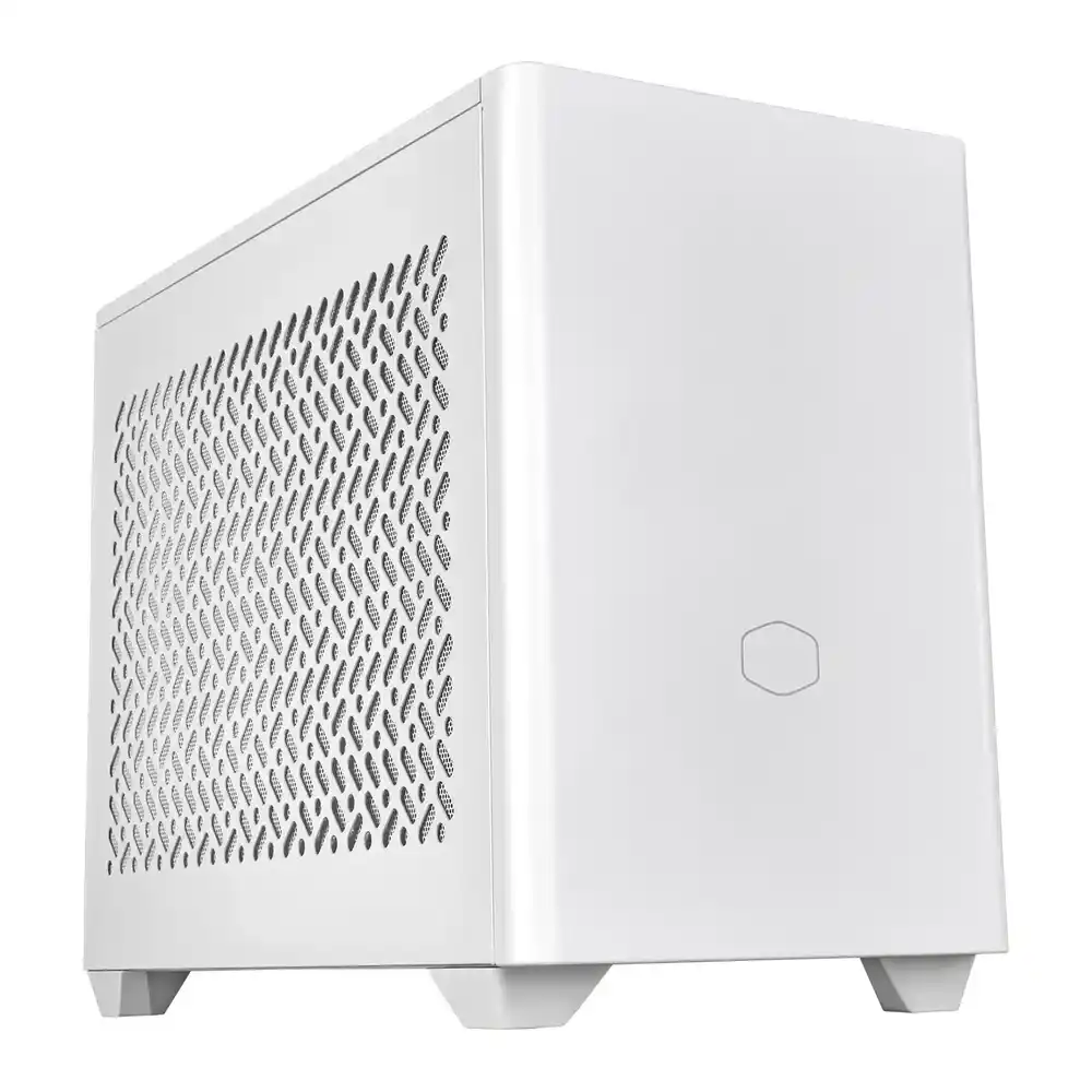 (image for) Cooler Master MasterBox NR200P V2 Mini-ITX Tempered Glass PC Gaming Case White